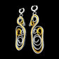 Silver Gold  Unique Earrings