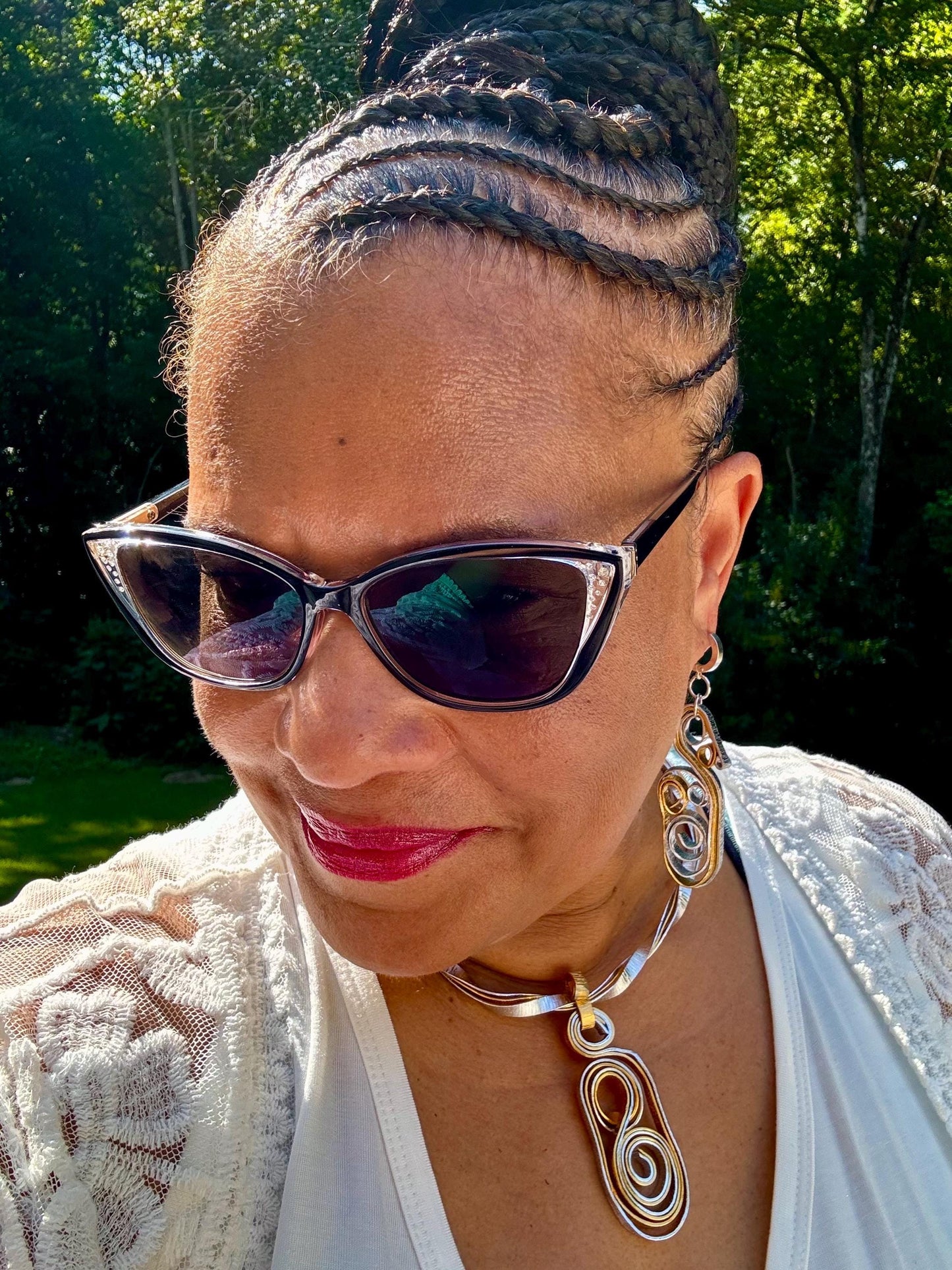 Silver Gold  Unique Earrings