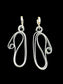 Silver Abstract shape Earrings