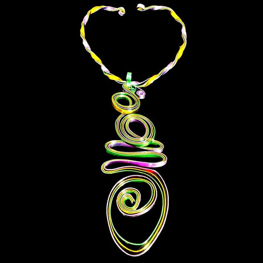 Mardi Gras inspired Choker Necklace