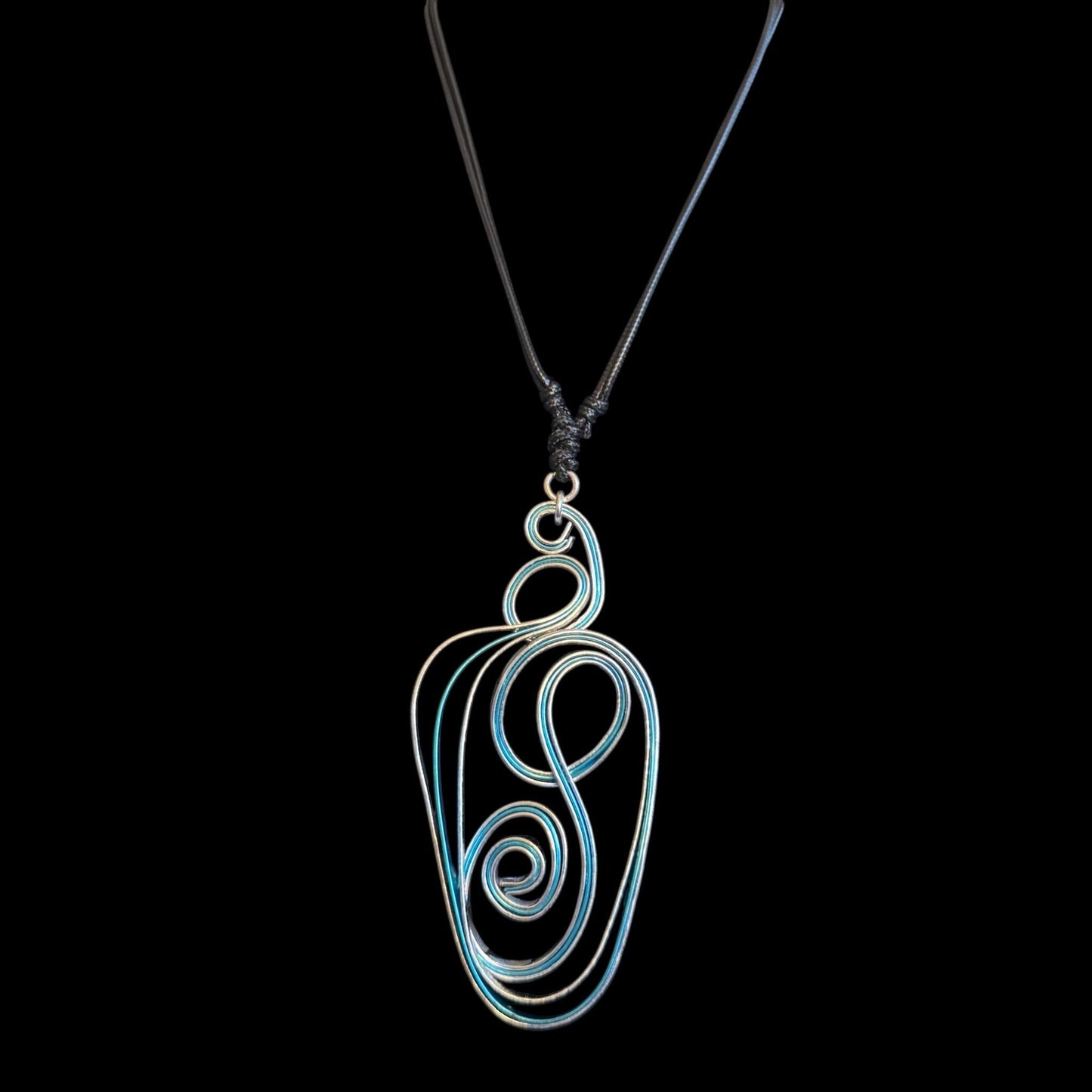 Serenity Flow” Artisan Pendant Necklace