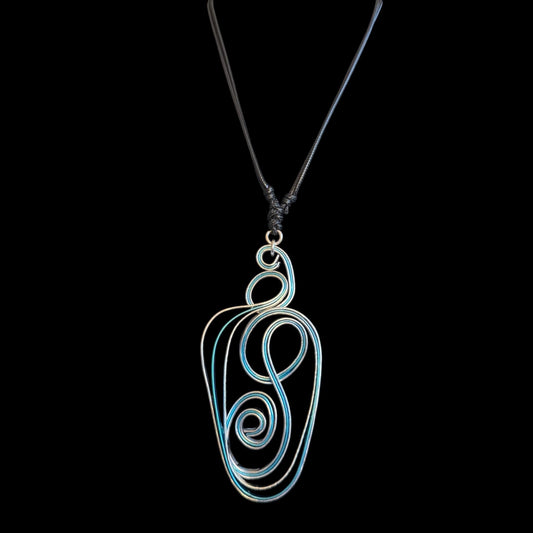 Serenity Flow” Artisan Pendant Necklace