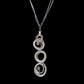 Silver Spirals Pendant Necklace -Handcrafted Wearable Art Jewelry by Signatures By LaNorma