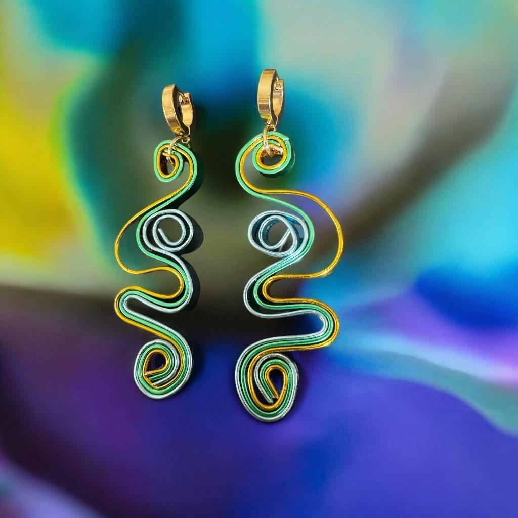 Caribbean Swirl Earrings