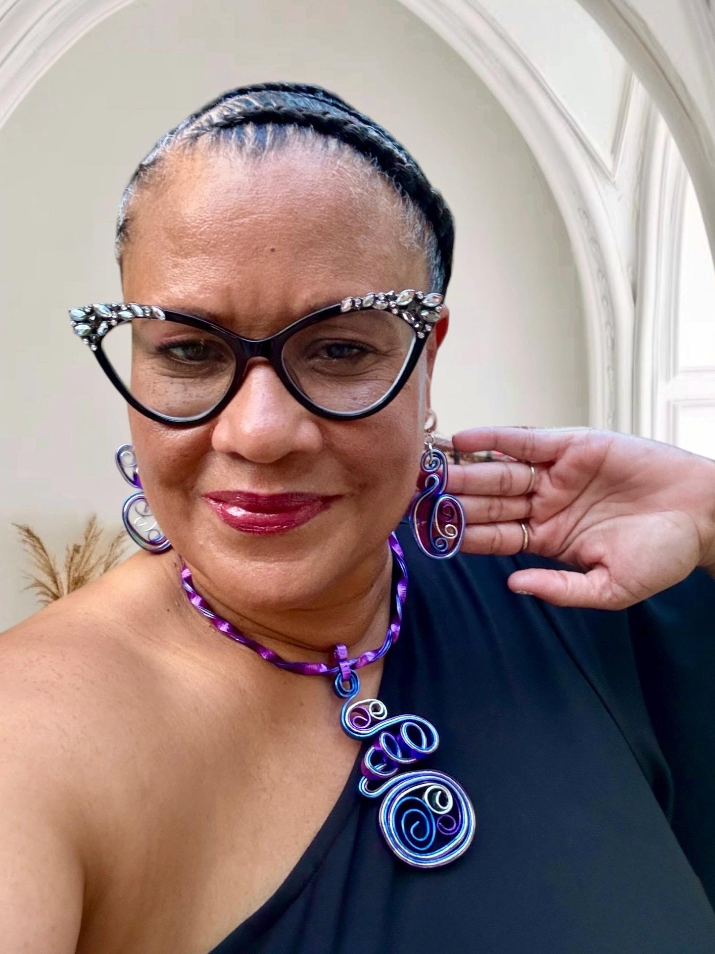 Purple Haze Choker Necklace